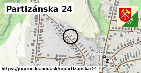 Partizánska 24, Poproč, okres KS