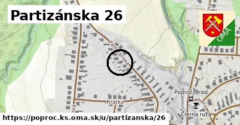 Partizánska 26, Poproč, okres KS