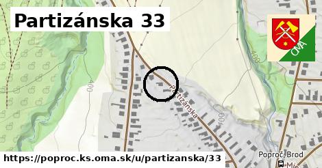 Partizánska 33, Poproč, okres KS