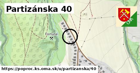 Partizánska 40, Poproč, okres KS