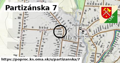 Partizánska 7, Poproč, okres KS