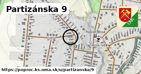 Partizánska 9, Poproč, okres KS
