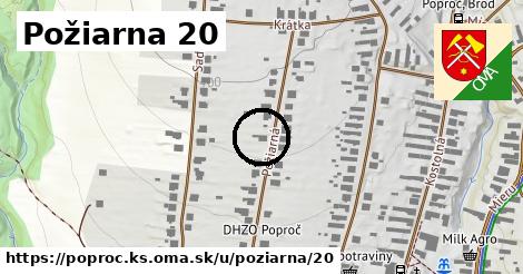 Požiarna 20, Poproč, okres KS