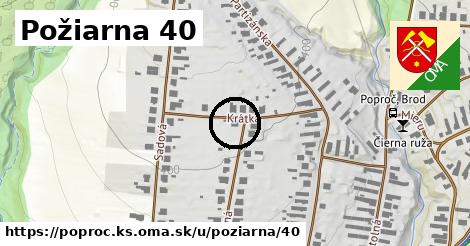 Požiarna 40, Poproč, okres KS