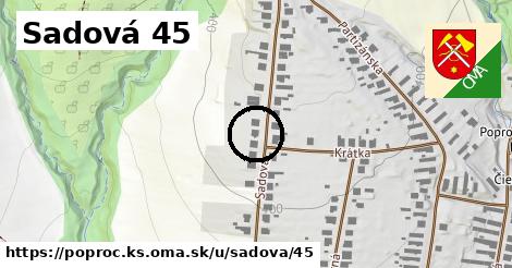 Sadová 45, Poproč, okres KS