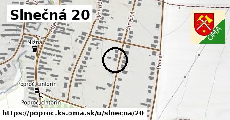 Slnečná 20, Poproč, okres KS