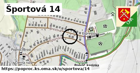 Športová 14, Poproč, okres KS