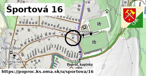 Športová 16, Poproč, okres KS