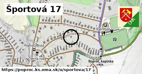 Športová 17, Poproč, okres KS