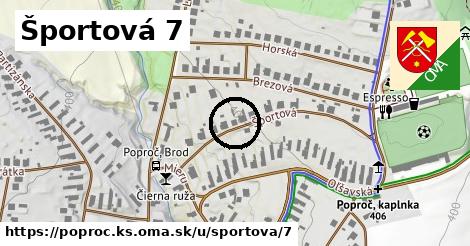 Športová 7, Poproč, okres KS