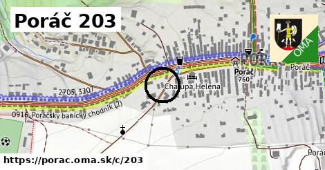 Poráč <span class="supisne">203</span>