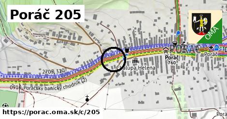 Poráč <span class="supisne">205</span>