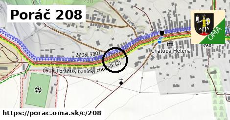Poráč <span class="supisne">208</span>