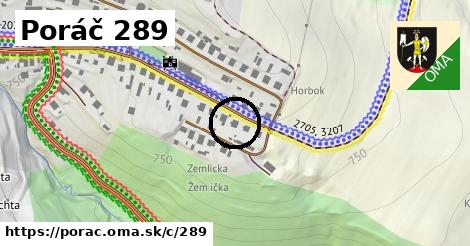 Poráč <span class="supisne">289</span>