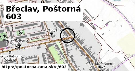 Břeclav, Poštorná <span class="supisne">603</span>