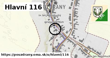 Hlavní 116, Pouzdřany