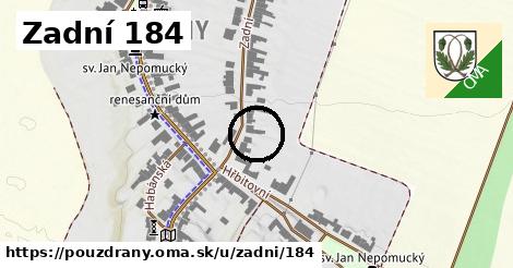 Zadní 184, Pouzdřany