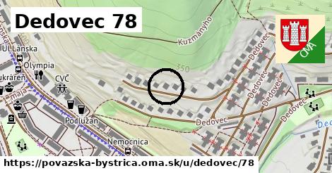 Dedovec 78, Považská Bystrica