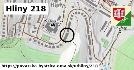 Hliny 218, Považská Bystrica