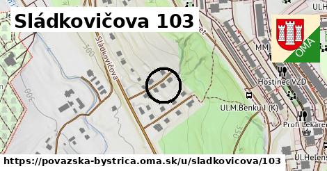 Sládkovičova 103, Považská Bystrica