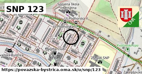 SNP 123, Považská Bystrica