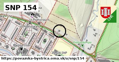 SNP 154, Považská Bystrica