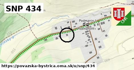 SNP 434, Považská Bystrica