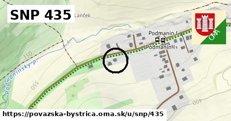 SNP 435, Považská Bystrica