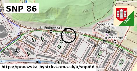 SNP 86, Považská Bystrica