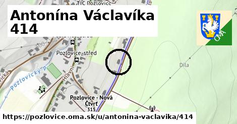 Antonína Václavíka 414, Pozlovice