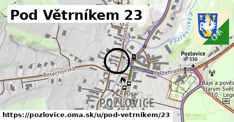 Pod Větrníkem 23, Pozlovice