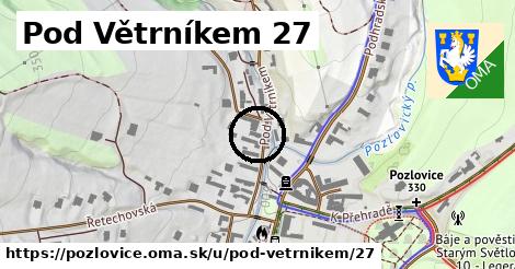 Pod Větrníkem 27, Pozlovice