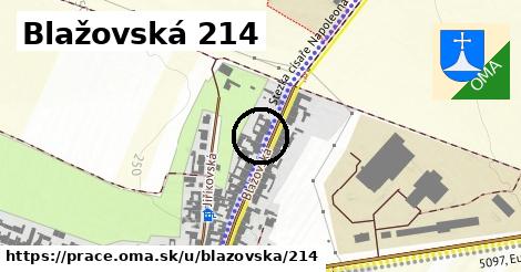 Blažovská 214, Prace
