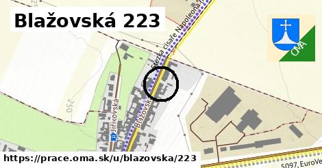 Blažovská 223, Prace