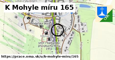 K Mohyle míru 165, Prace