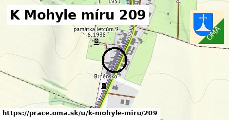 K Mohyle míru 209, Prace