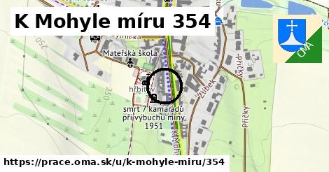 K Mohyle míru 354, Prace