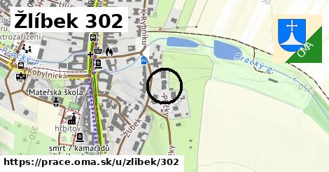 Žlíbek 302, Prace