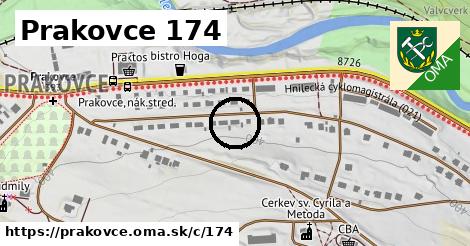 Prakovce <span class="supisne">174</span>
