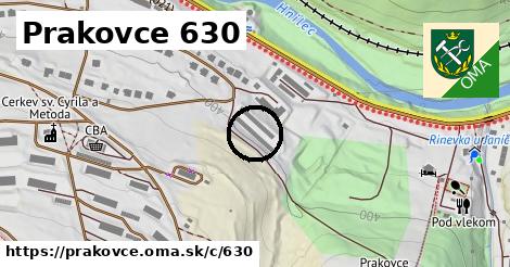 Prakovce <span class="supisne">630</span>