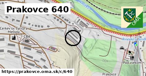 Prakovce <span class="supisne">640</span>