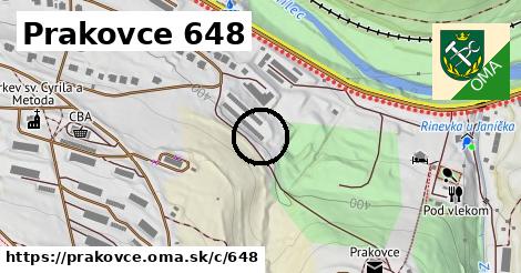 Prakovce <span class="supisne">648</span>
