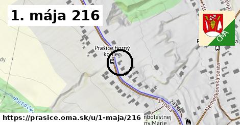1. mája 216, Prašice