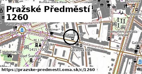 Pražské Předměstí <span class="supisne">1260</span>