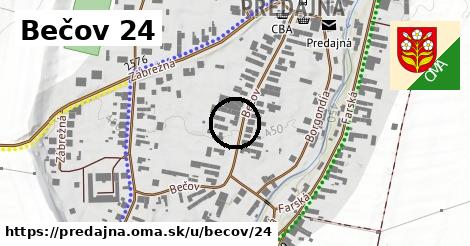 Bečov 24, Predajná