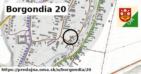 Borgondia 20, Predajná