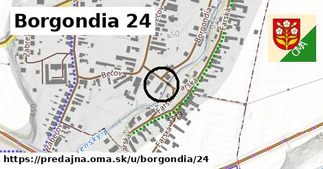 Borgondia 24, Predajná