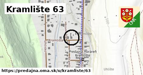 Kramlište 63, Predajná