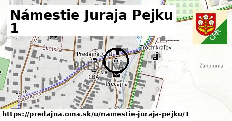 Námestie Juraja Pejku 1, Predajná