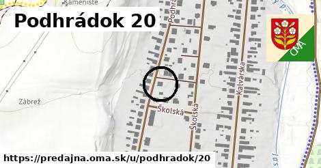 Podhrádok 20, Predajná